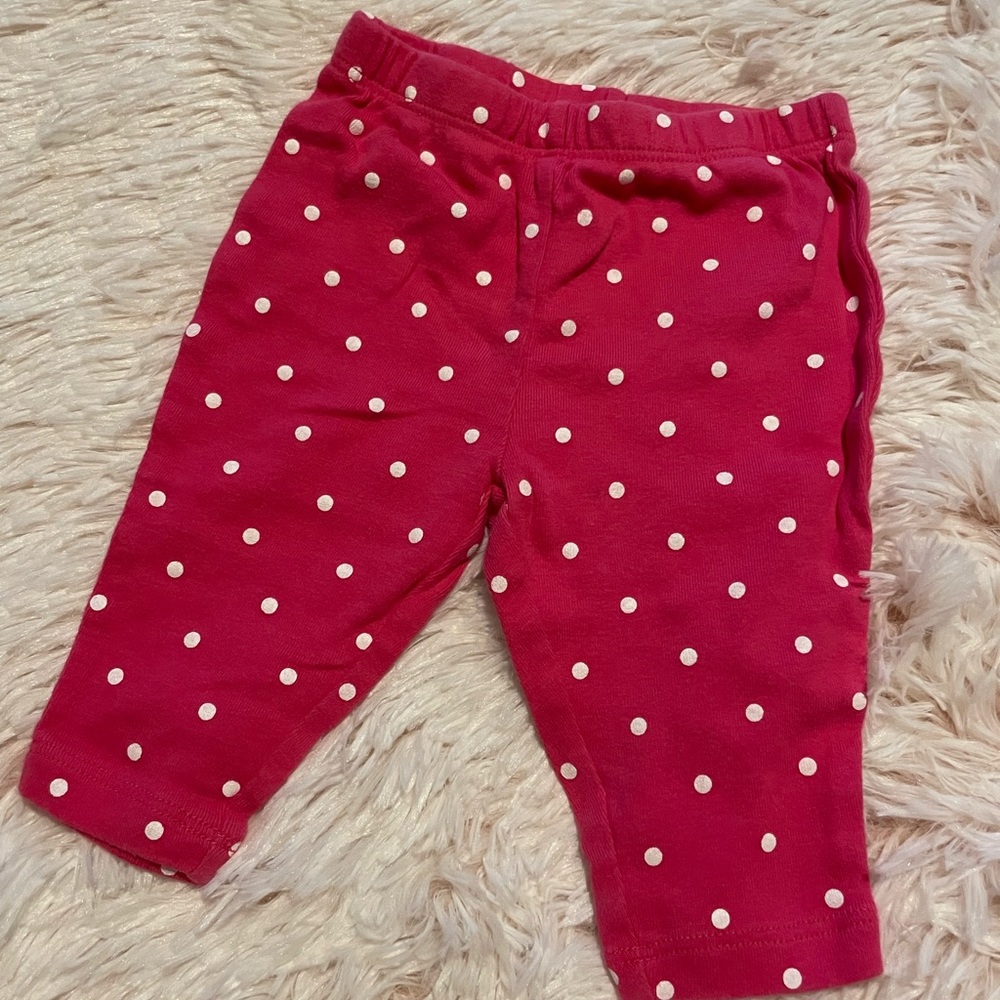 Baby girls polka dot pants